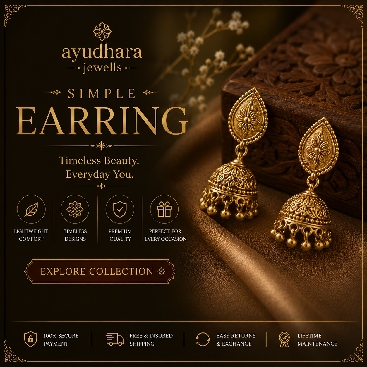 Ayudhara Earring Set Collection – Elegance for Every Occasion