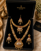 Ayudhara Traditional Antique Long Necklace Set