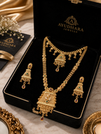 Ayudhara Royal Temple Heritage Necklace Set