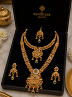 Ayudhara Traditional Antique Long Necklace Set