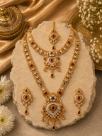 Ayudhara Traditional Antique Long Necklace Set