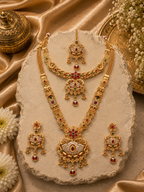 Ayudhara Traditional Antique Long Necklace Set