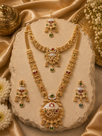 Ayudhara Traditional Antique Long Necklace Set