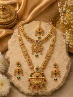 Ayudhara Traditional Antique Long Necklace Set
