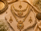 Ayudhara Royal Antique Bridal Necklace Set