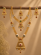 Ayudhara Heritage Dual Layer Necklace Set