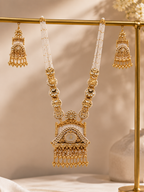 Ayudhara Royal Ivory Pearl Necklace Set