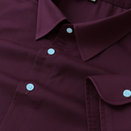 Purple Color Pure Cotton Shirt For Men