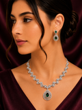 Bridal American Diamond Necklace Jewellery