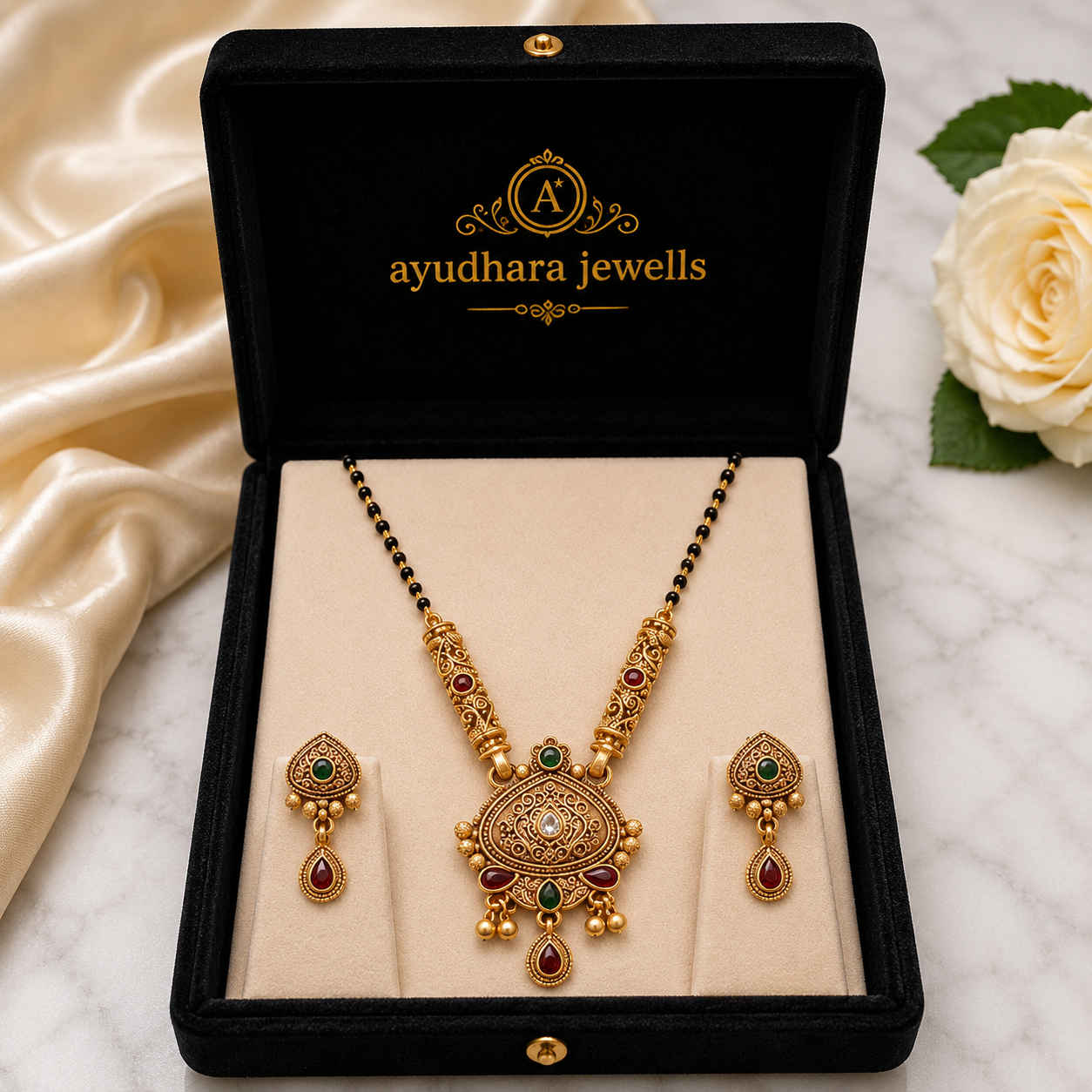 Bridal fashion mangal sutra necklace
