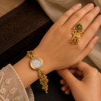Gold Finish Ladies Watch