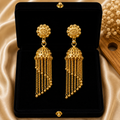 Gold Plated Traditional Jhumka Earrings for Women