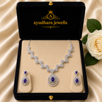 Luxury Diamond Look Bridal Necklace Set