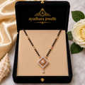 Modern Gold Finish Mangal Sutra