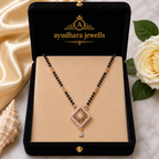 Modern Gold Finish Mangal Sutra