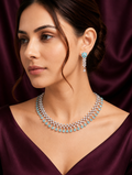 Party wear American diamond necklace jewellery