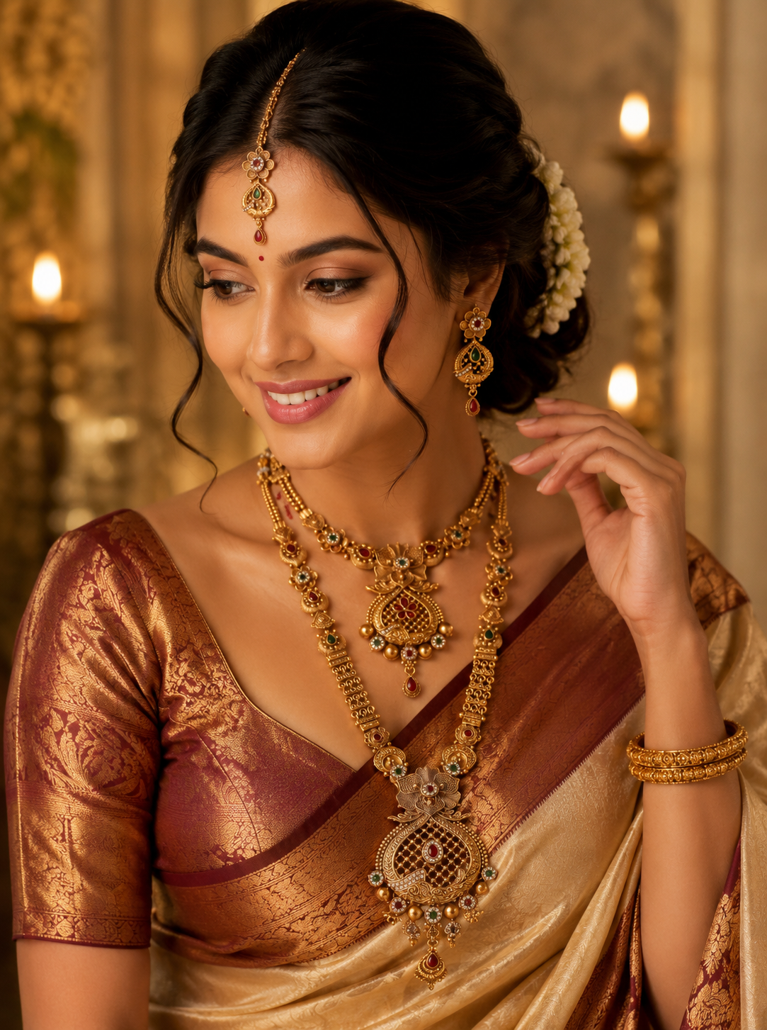 Premium Maharani Style Bridal Haar