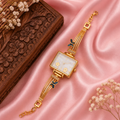 Silver Crystal Dial Bracelet Watch for Women