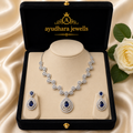 Stone Studded Diamond Necklace for Women