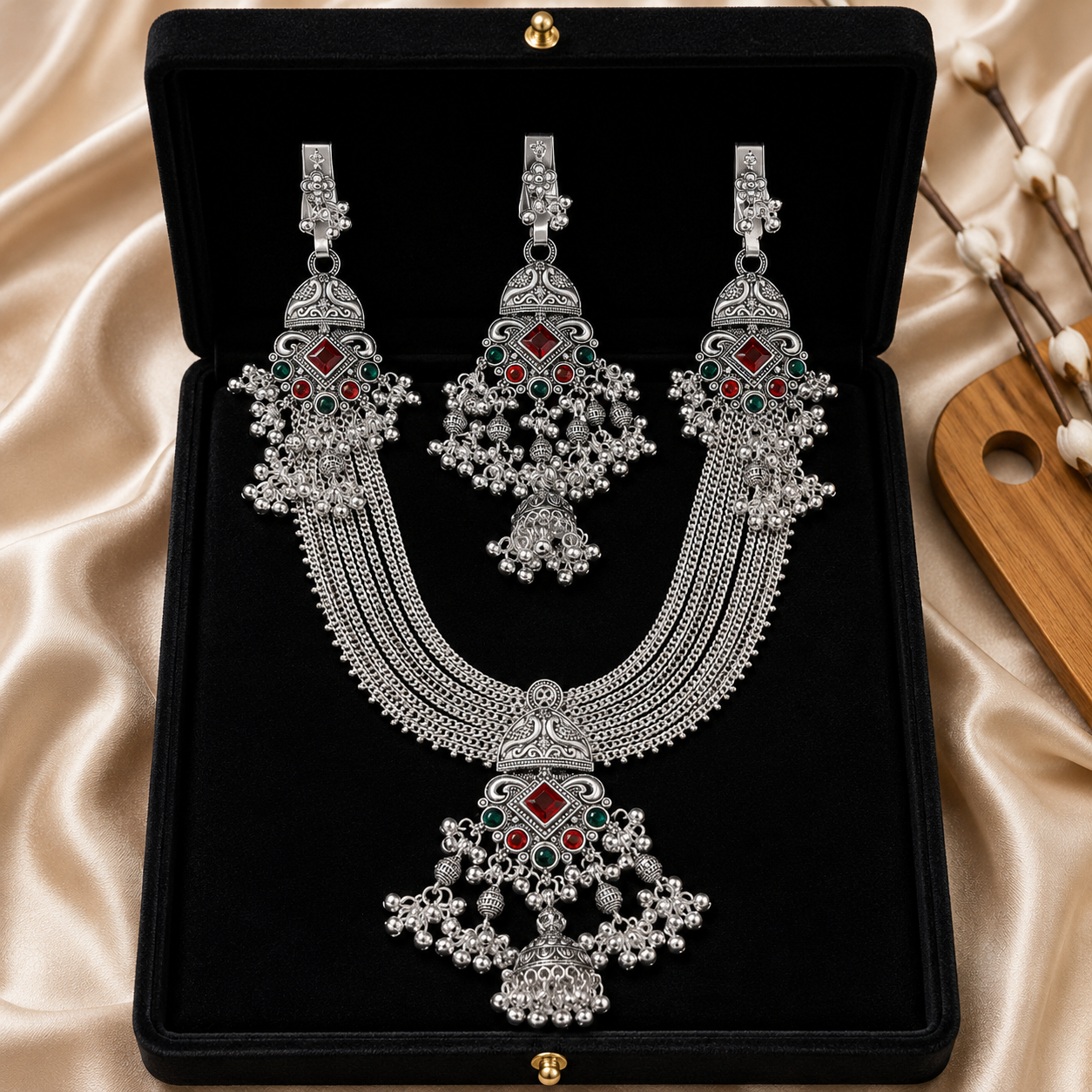 Traditional Indian kamar patta waist accessory for women