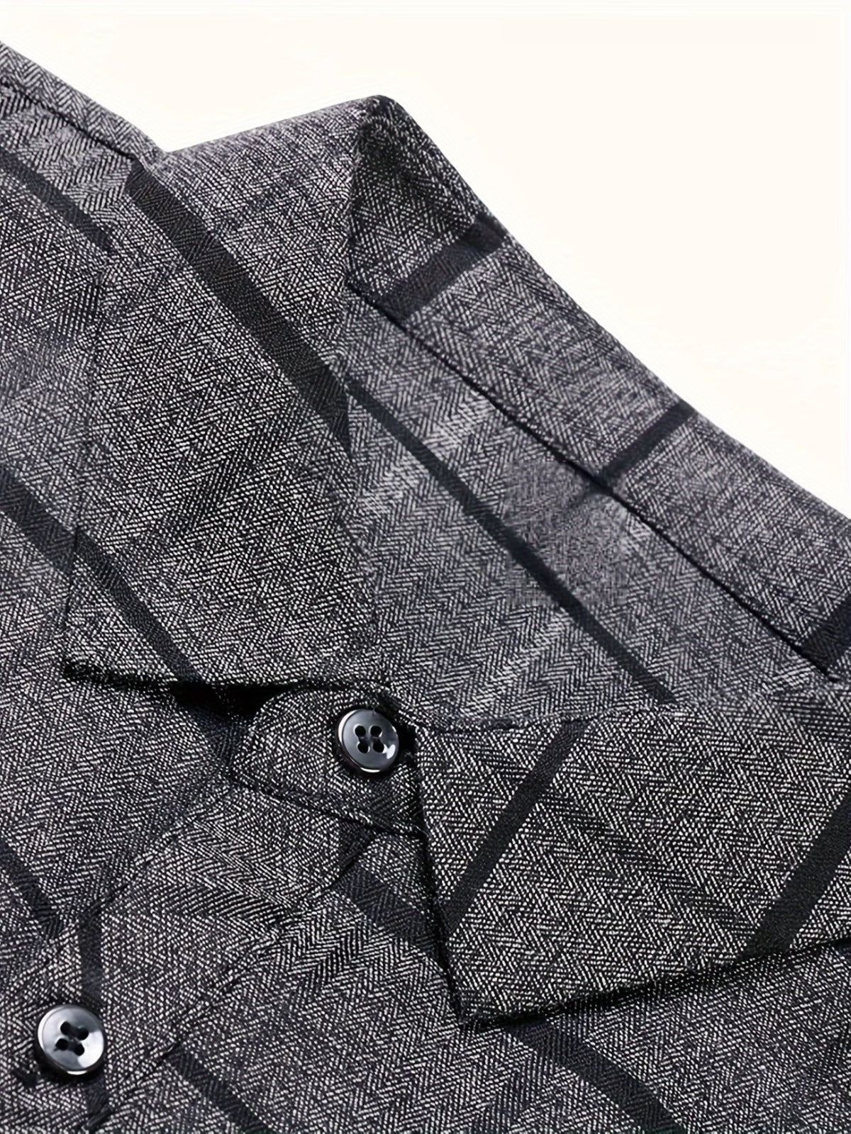 Men’s Premium Grey Check Formal Shirt