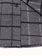 Men’s Premium Grey Check Formal Shirt
