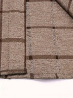 Men’s Premium Brown Check Formal Shirt