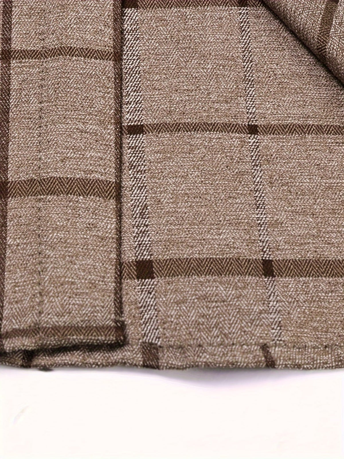 Men’s Premium Brown Check Formal Shirt