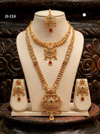 Ayudhara Royal Chandrika Dual Layer Necklace Set