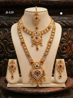 Ayudhara Traditional Antique Long Necklace Set