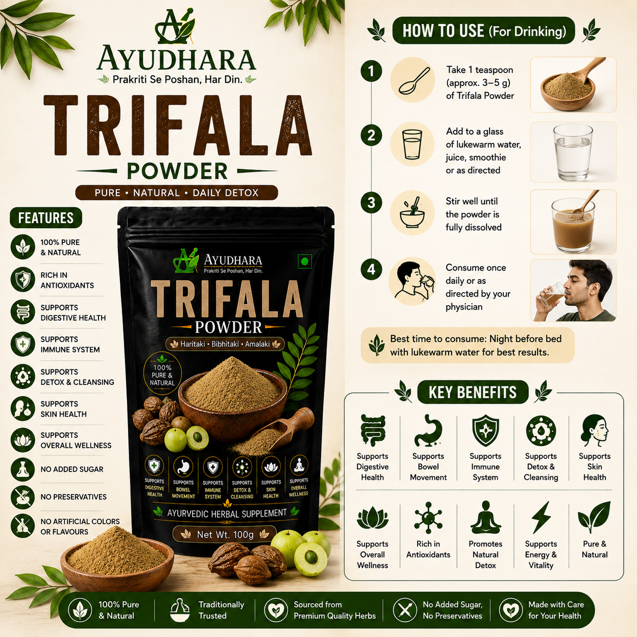 ayudhara ayurveda trifala benefit